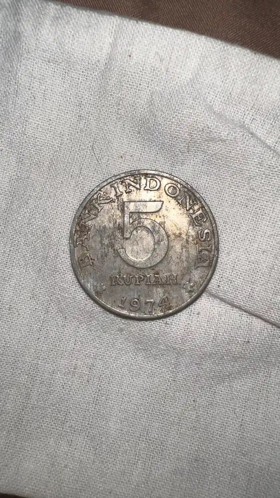 Rp 5 UANG KOIN ASLI/ORIGINAL KUNO/JADUL