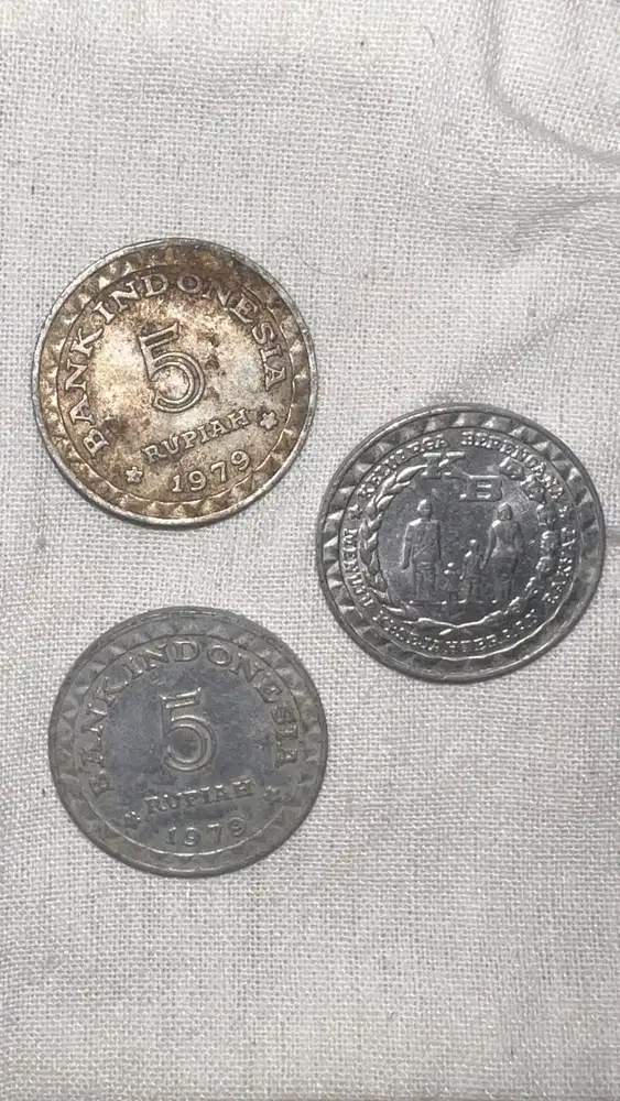 Rp 5 UANG KOIN ASLI/ORIGINAL JADUL/KUNO