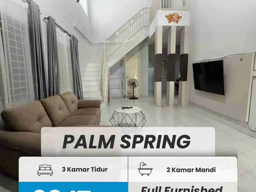 DISEWAKAN RUMAH MEWAH PALM SPRING, BATAM CENTER