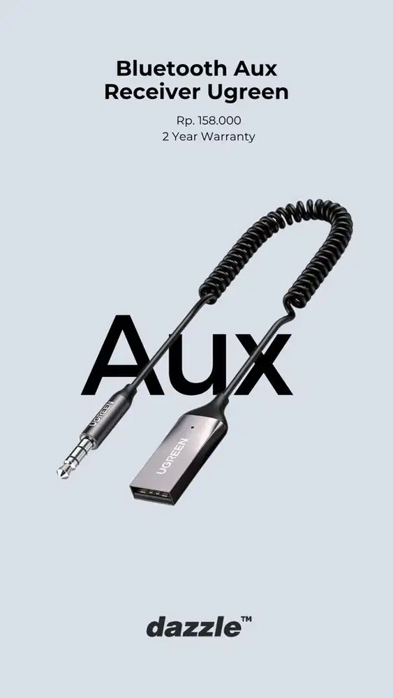 BLUETOOTH RECEIVER UGREEN GARANSI 2 TAHUN