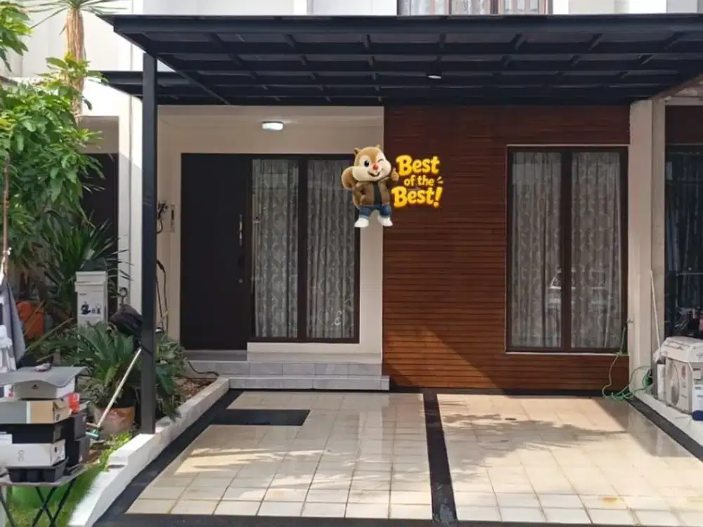 Nego Tipis Rumah Mezanine Estetik di Jgc - Siap Huni, Fasilitas Lengkap Cuma 1.75 M!