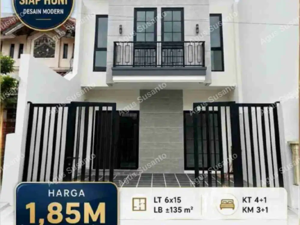 NEW Jemursari + Pantai Mentari dkt Mulyosari Sutorejo