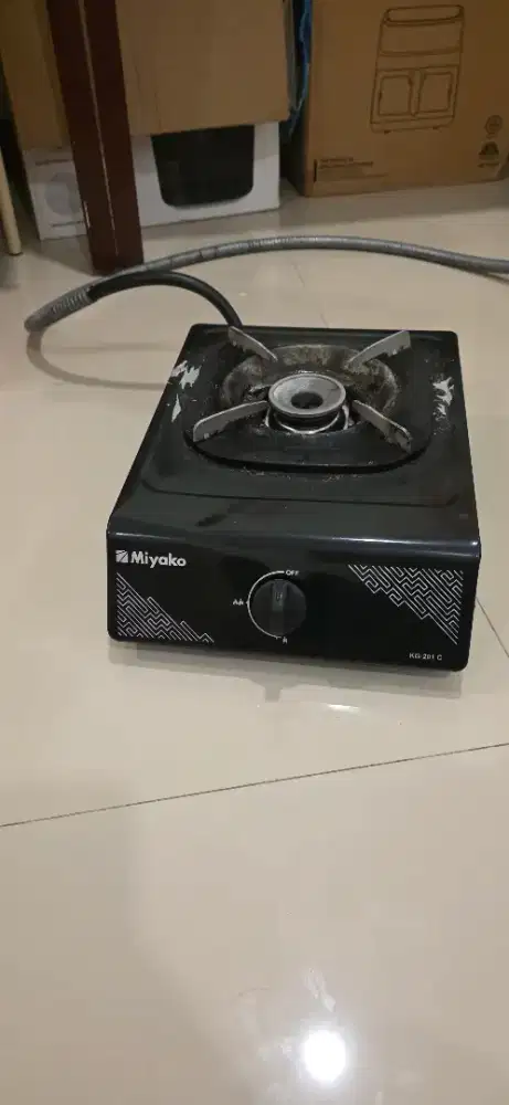 Miyako Single Burner Gas Stove with Gas Hose for Sale