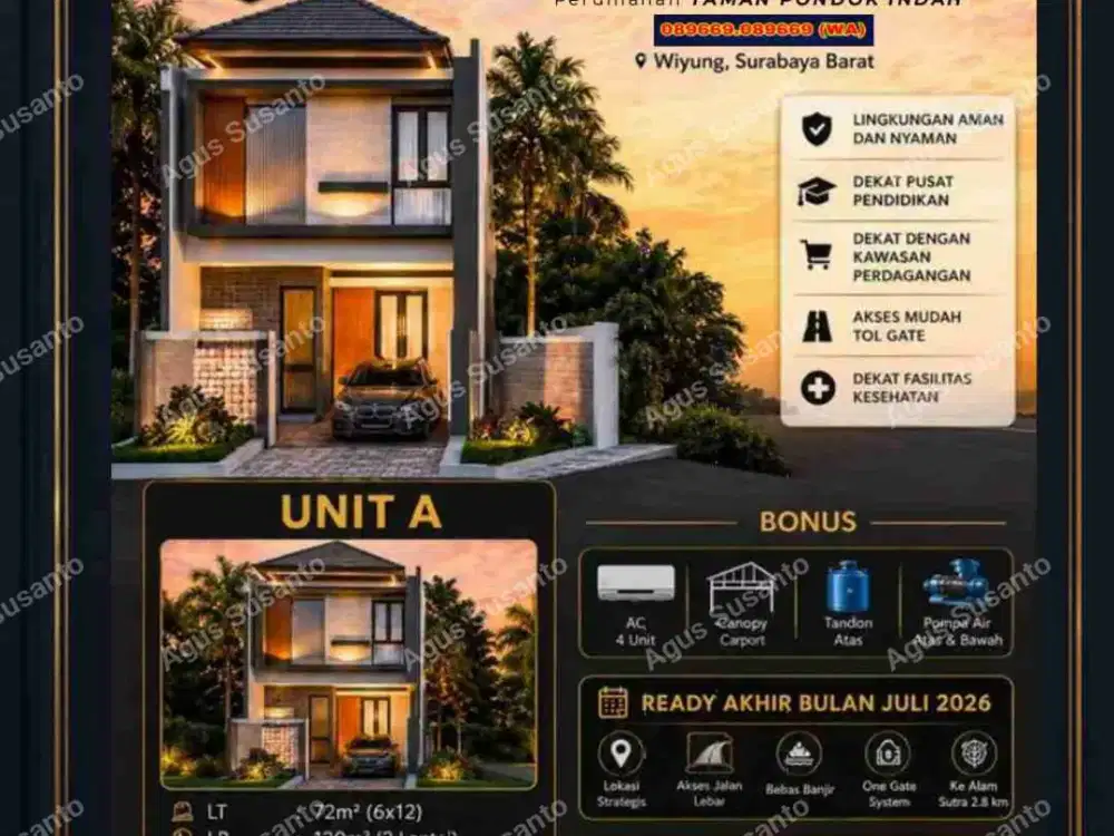 NEW Taman Pondok Indah Wiyung Citraland Pakuwon