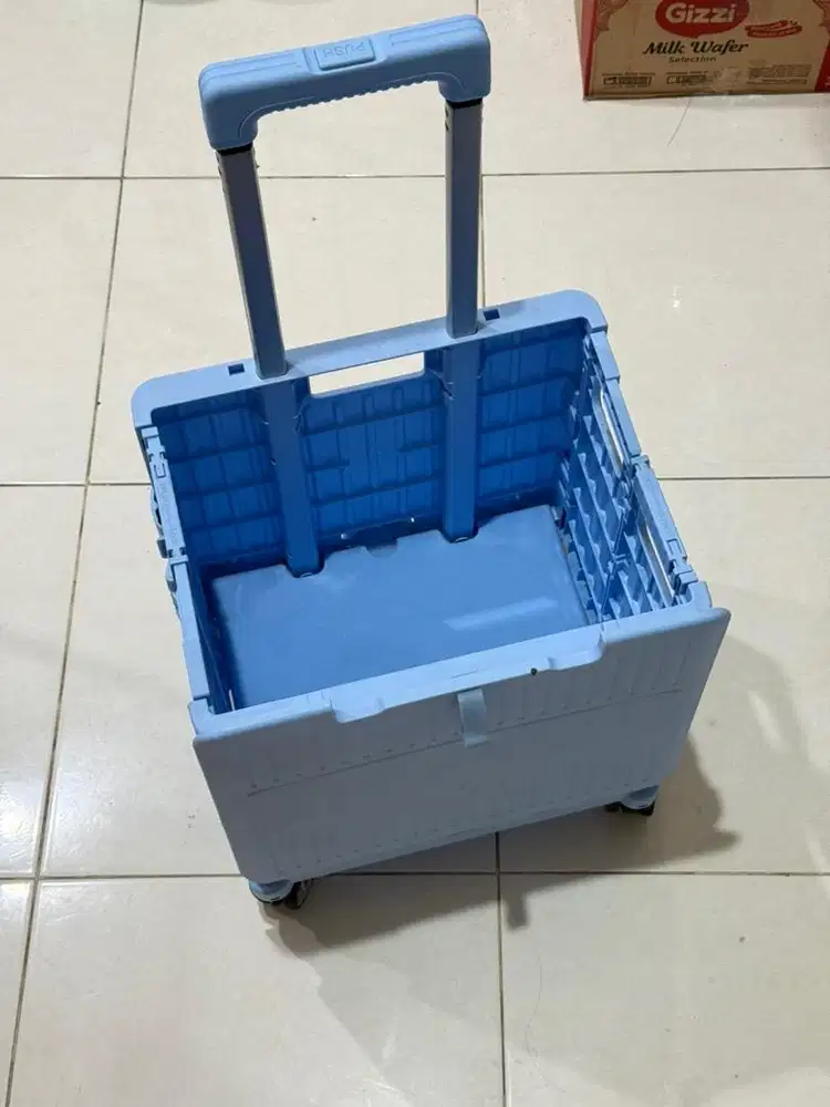 EDISI PINDAHAN! KERANJANG LIPAT, TROLI LIPAT BISA UNTUK ANABUL JUGA
