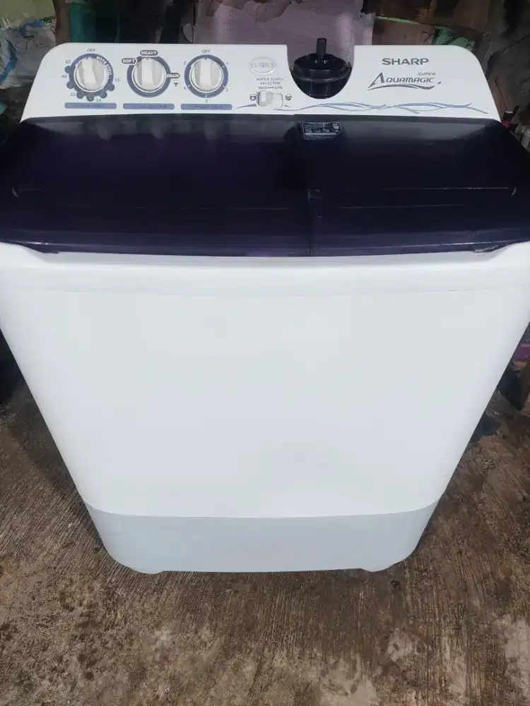 Mesin Cuci Sharp kapasitas 8,5/9,5kg Normal semua