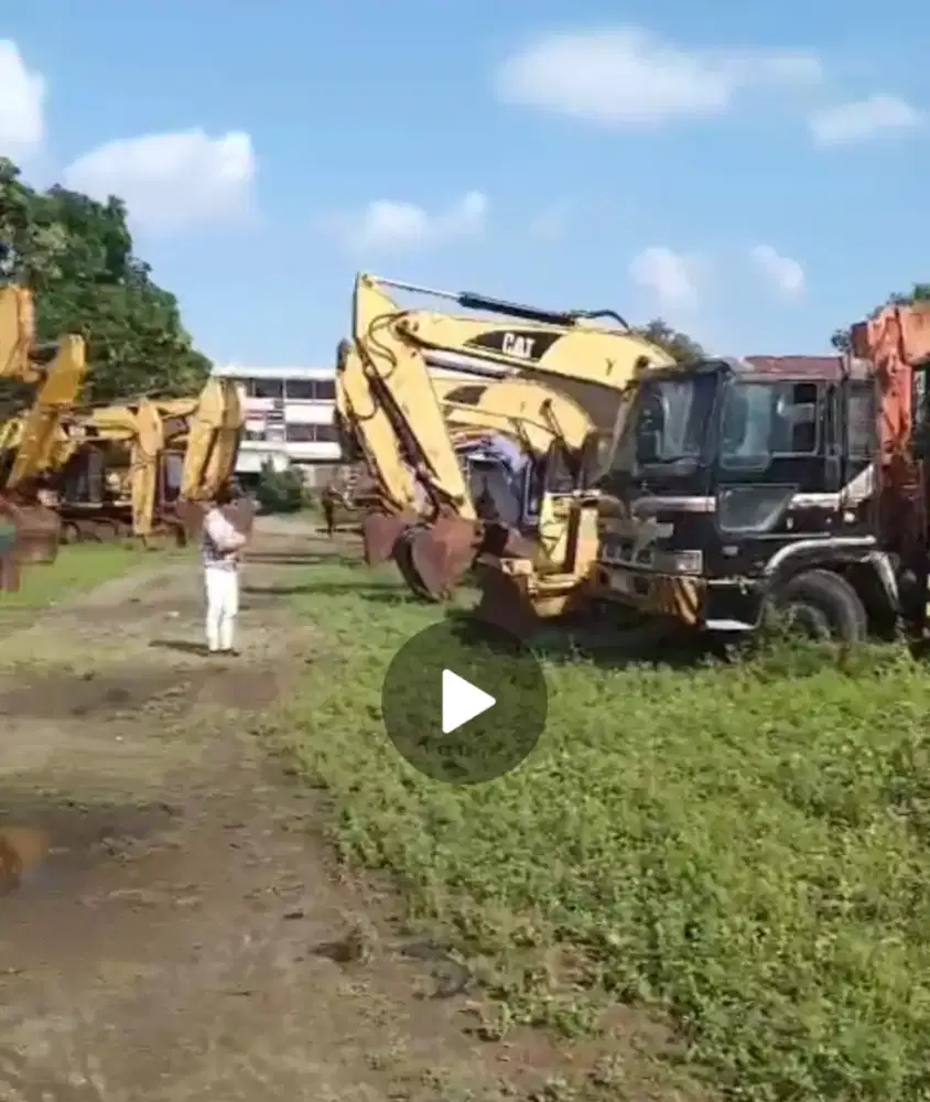 Excavator, bulldozer, self loader Dijual borongan 39 unit alat berat