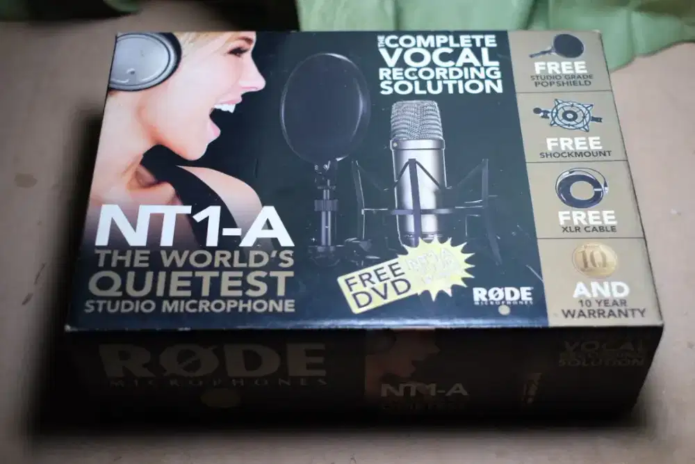 RODE NT1A Microphone Cardiod Package NT-1A ORIGINAL MADE IN AUSTRALIA
