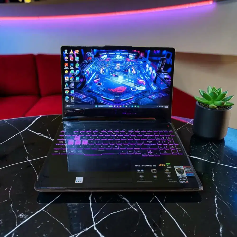 Laptop Gaming Asus TUF A15 NVIDIA RTX 3050 RYZEN SSD 512Gb DUAL VGA