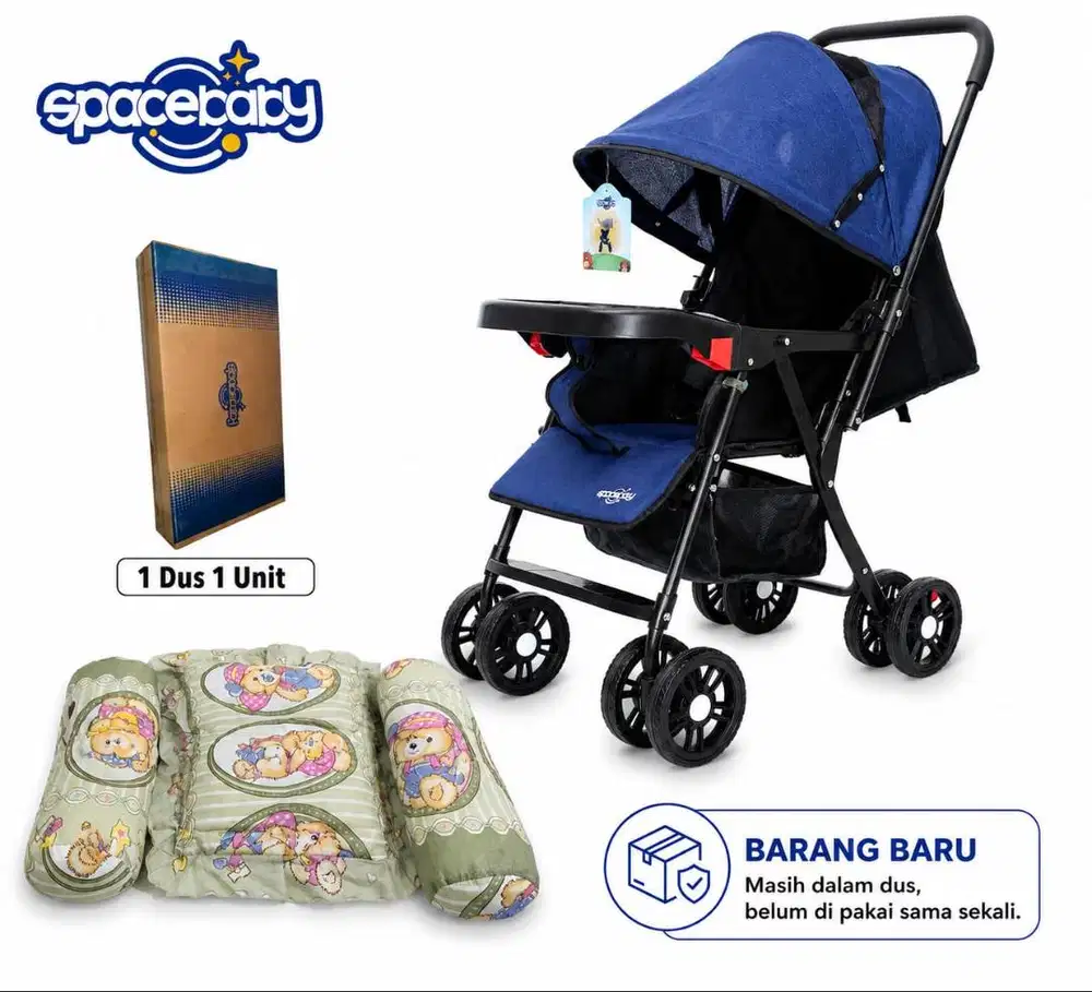 STROLLER BARU bonus bantal bayi dan baju bayi