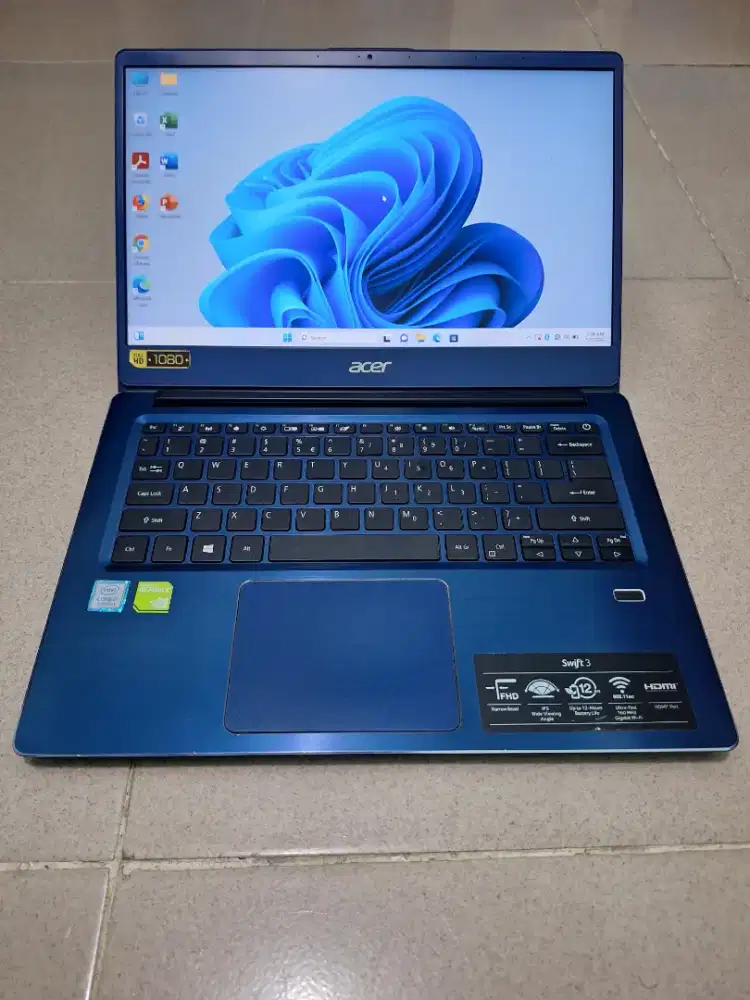 Bismillah di jual laptop acer slim core i7gen8 vga mx250 siap pakai