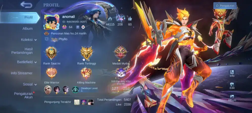 Akun Mobile legend