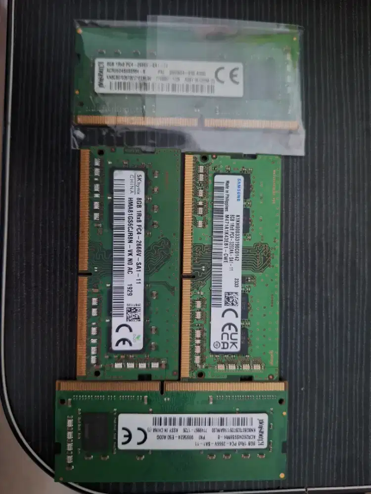 Bismillah dijual ram laptop ddr4 8gb kondisi ok tes ok