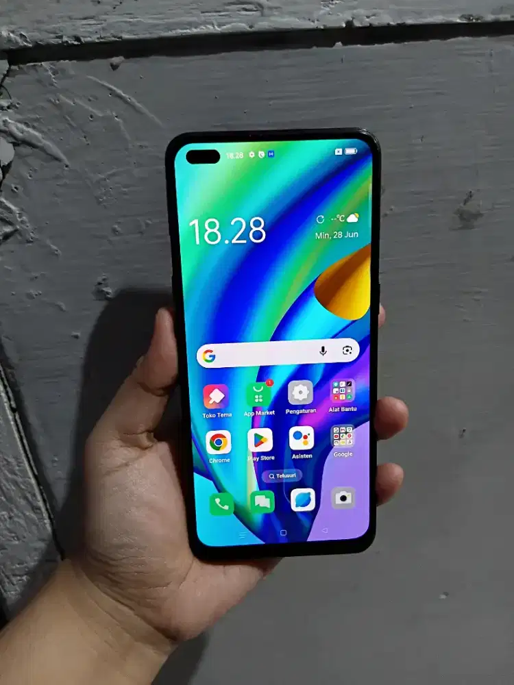 Oppo Reno 4F ram 8+3/128 Nominus Lecet pemakaian wajar nokendala