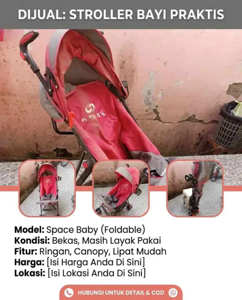 Troler baby dorong