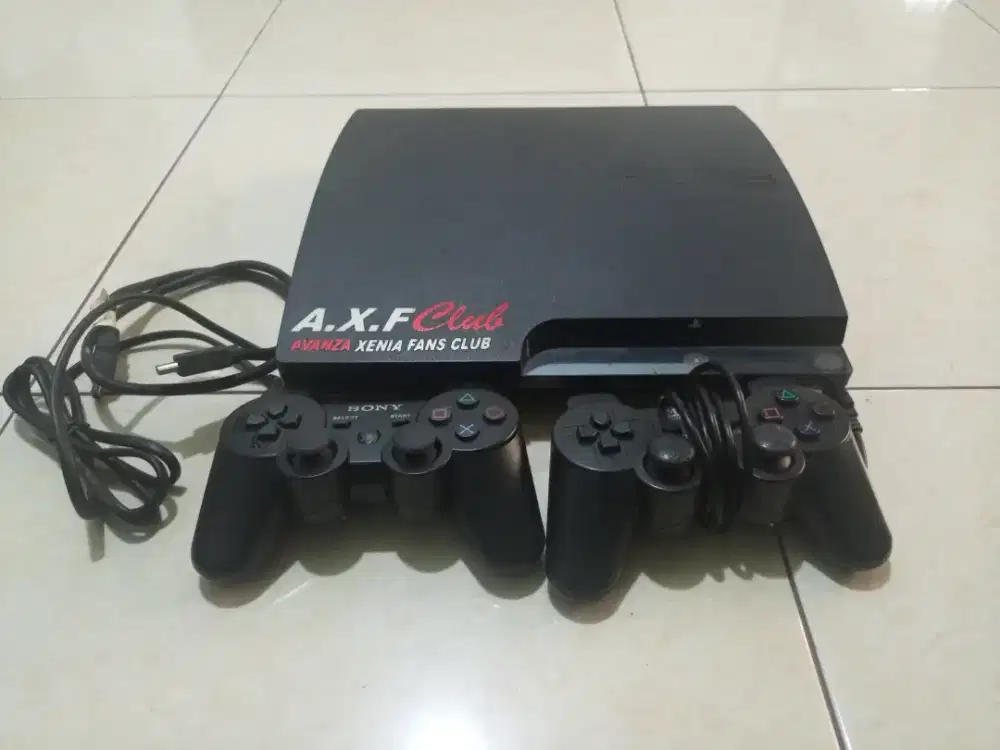 JUAL CEPAT MURAH  PS3 SLIM 320GB FULL GAMES SERI 25XXX TERBANDEL