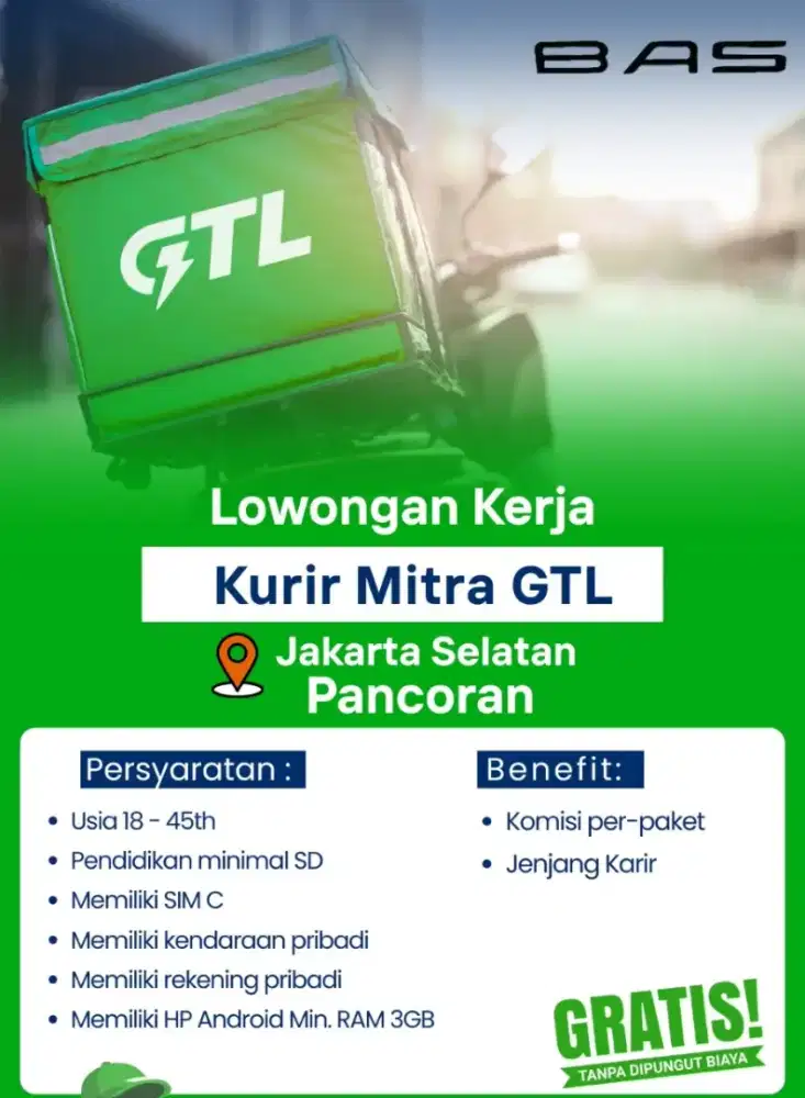 INFO LOKER KURIR GTL