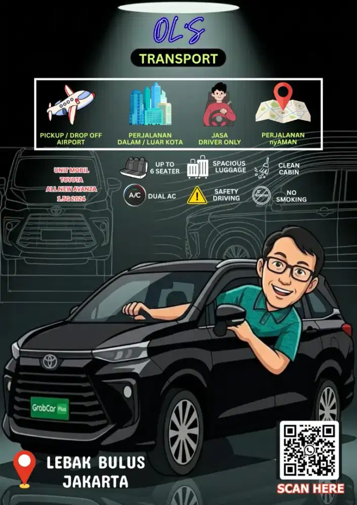 Jasa Driver (Plus Mobil)
