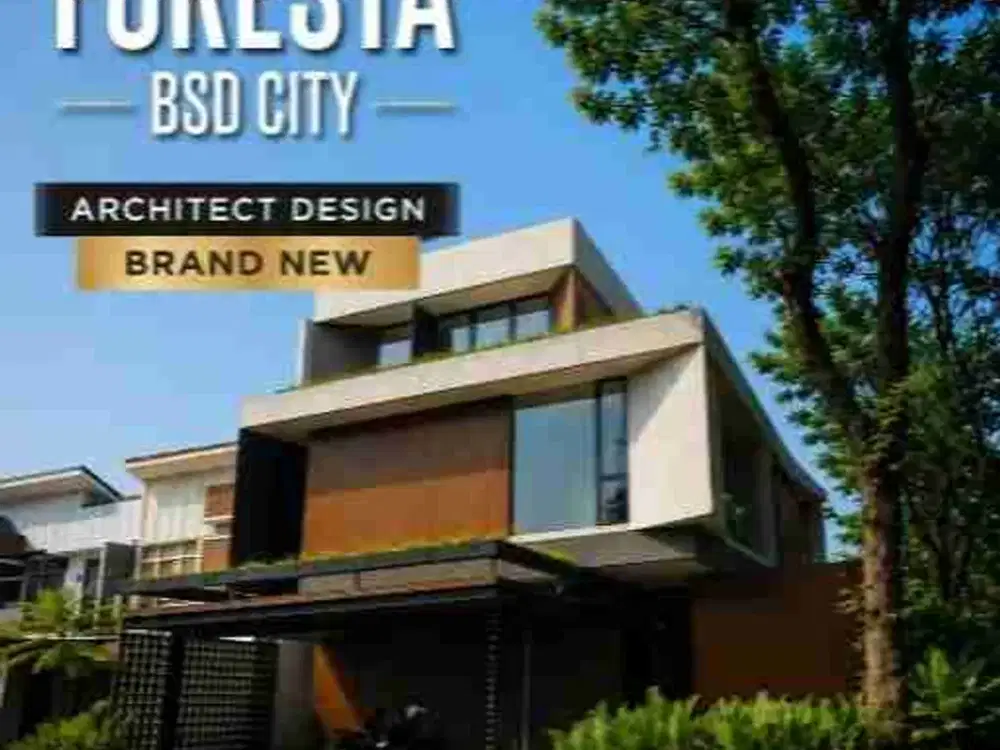dijual brandnew posisi hoek artArchitect Design SIAP HUNI di BSD CITY