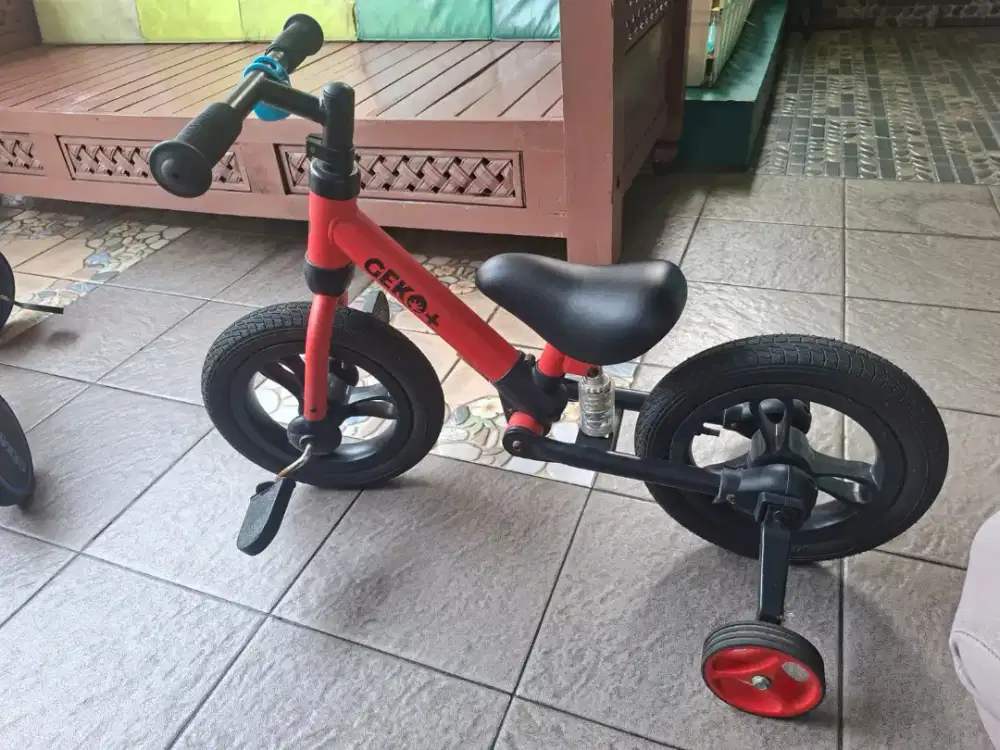 Jual sepeda geko warna merah