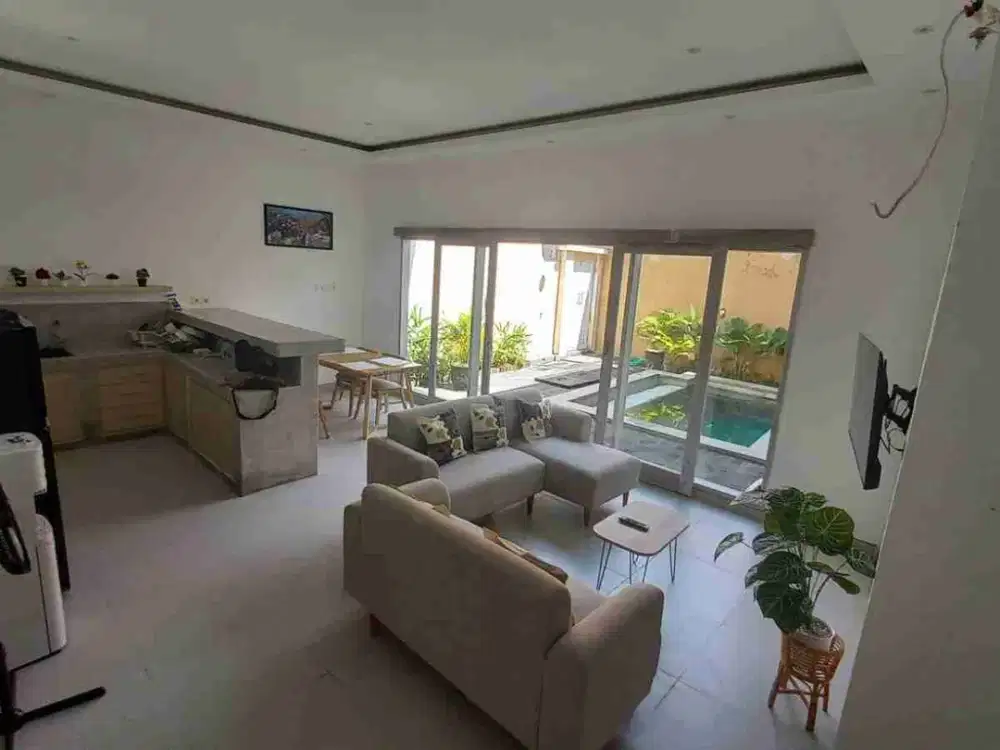 villa 3 bedroom area canggu fully furnished