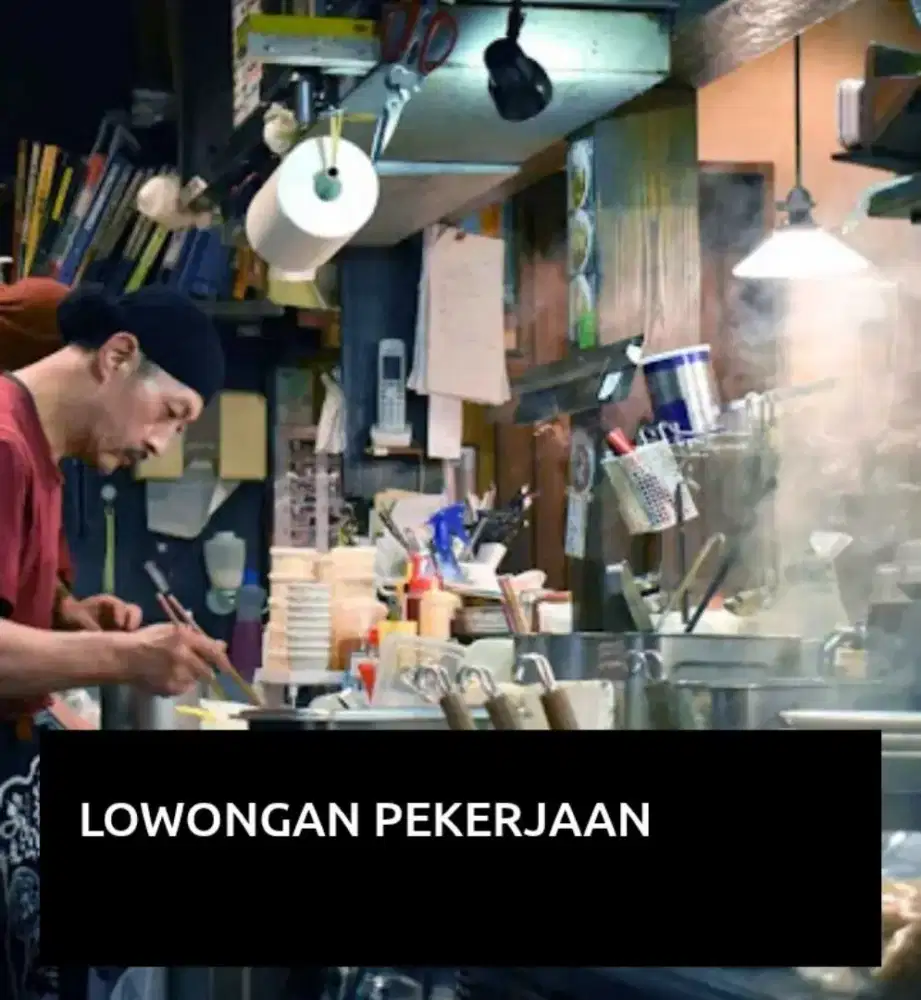 Lowongan restoran, gudang dan pabrik