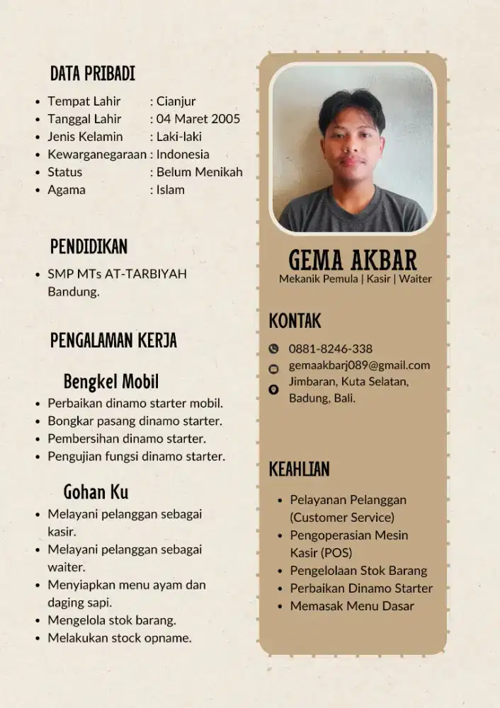 Mencari pekerjaan