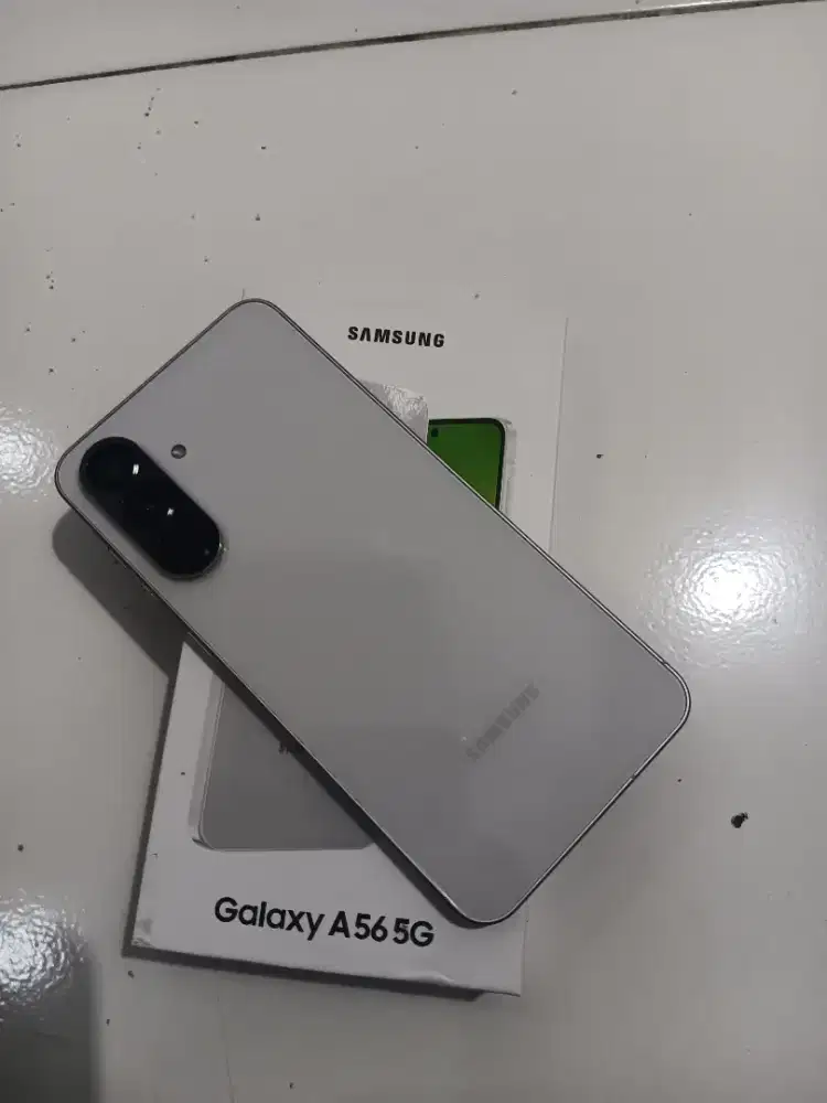 Samsung Galaxy A56 White Ram 8/256gb Lengkap Mulus