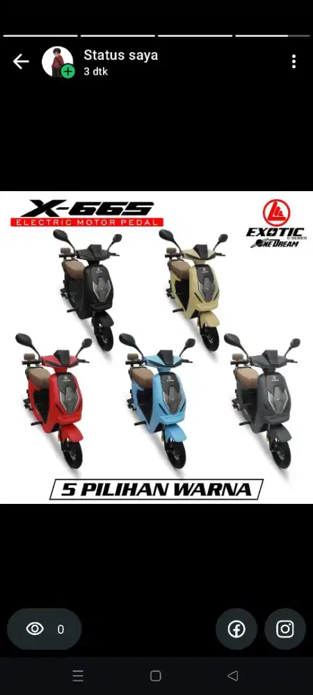 Jual sepeda listrik exotic