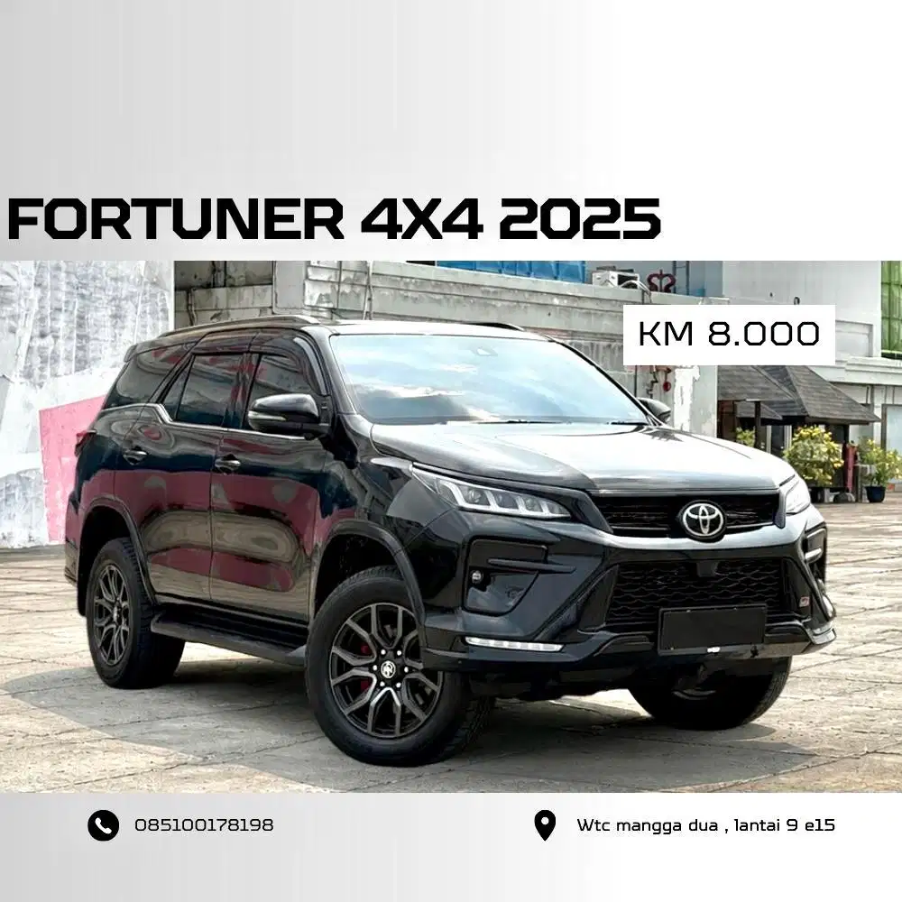 [KM 8.000PERAK]TOYOTA FORTUNER 2.8 GR TSS LEGENDER TETRADRIVE 4x4 2025