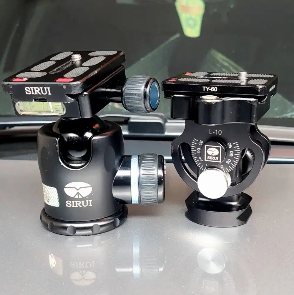 Ballhead Sirui K-20X dan Siryi L-10
