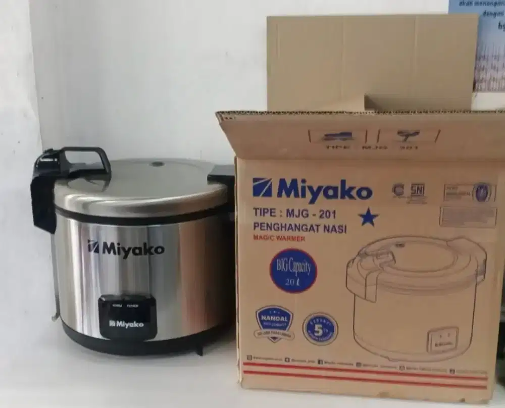 Dijual Harga Second Barang Baru Miyako Magic Warmer MJG 201-20L
