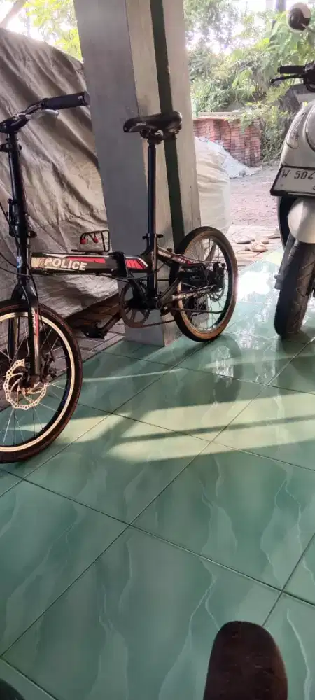 Sepeda lipat 20 inch alloy