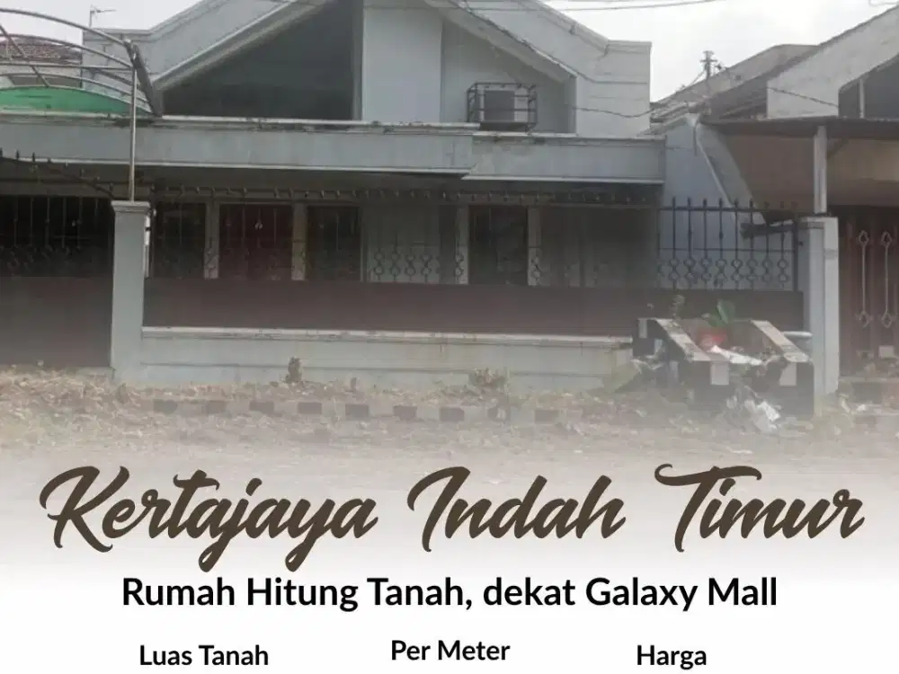 Rumah Hitung Tanah, Kertajaya Indah Timur
