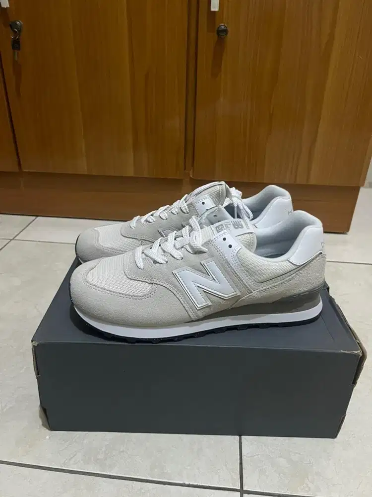 New Balance 574v3 Mens Nimbus Cloud White