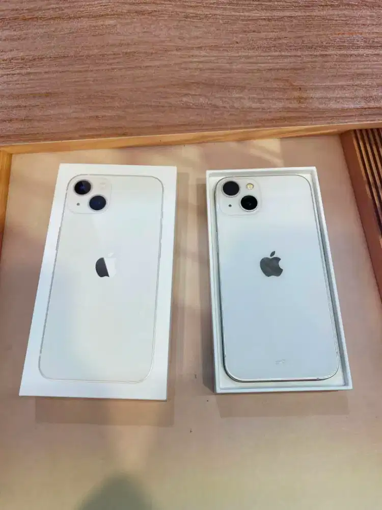 iPhone 13 128GB White ibox bh 84% lengkap