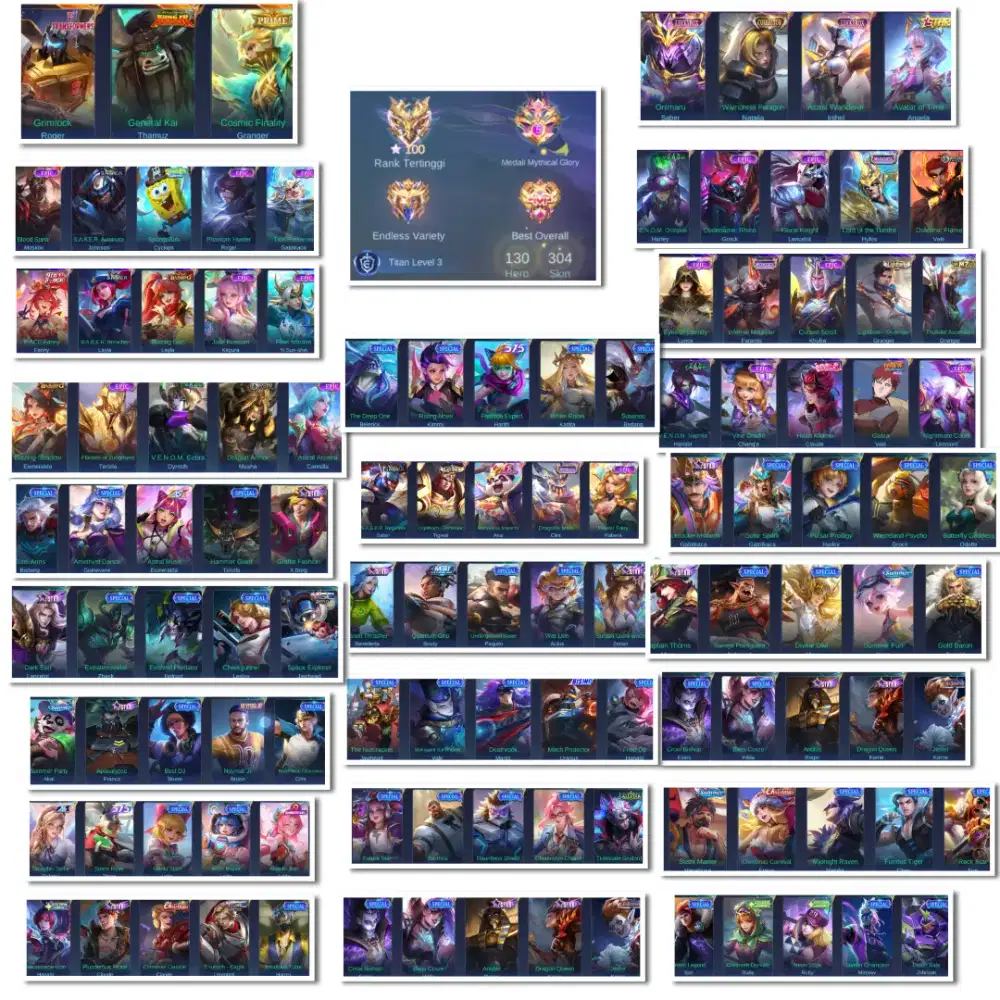 Jual Mobile Legend ML
