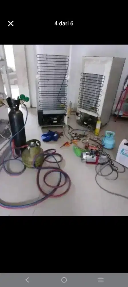 Jasa servis AC kulkas mesin cuci kompa air