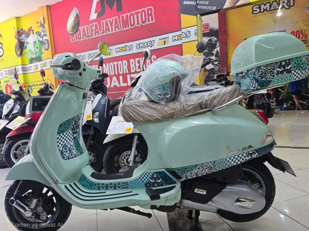 Km 600 perak* Vespa LX 125 batik 2024