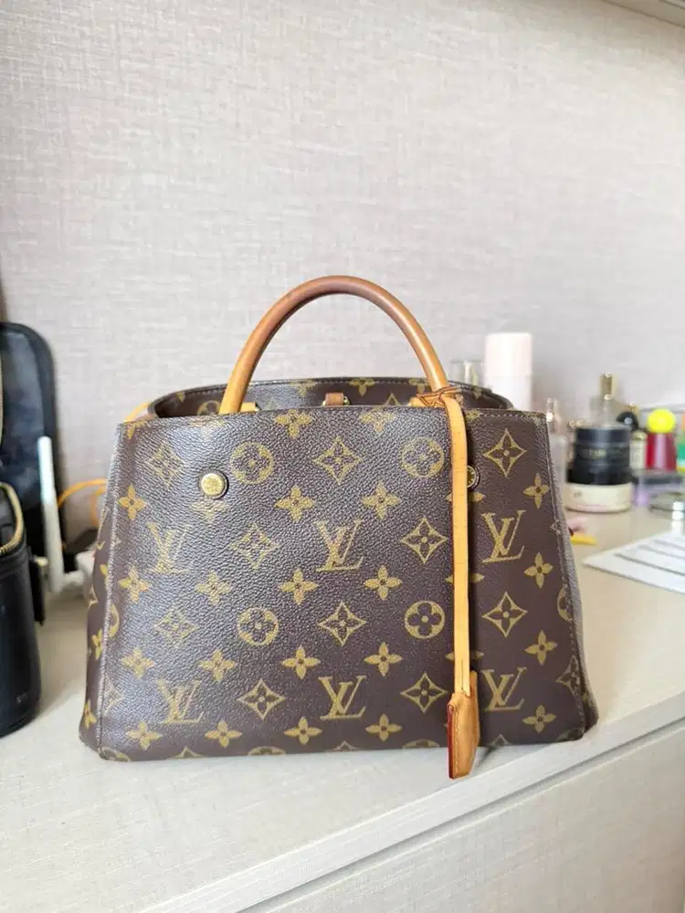 Louis Vuitton Montaigne BB Monogram Authentic Full Set