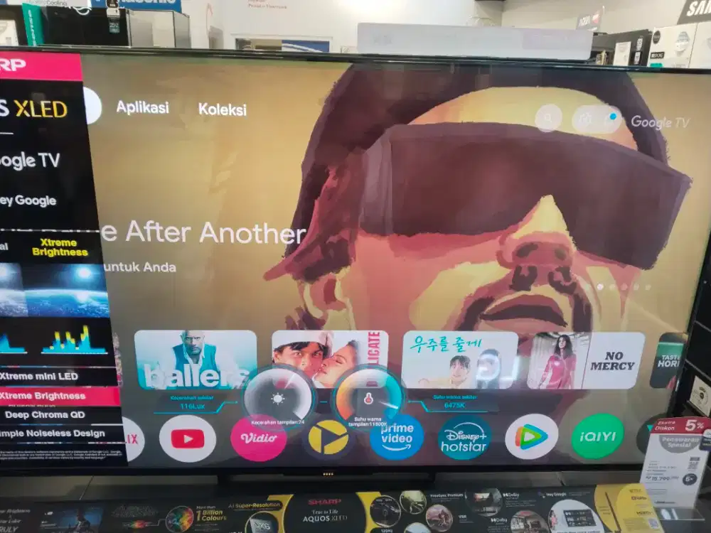 SHARP XLED GOOGLE TV 4K 75 INCH