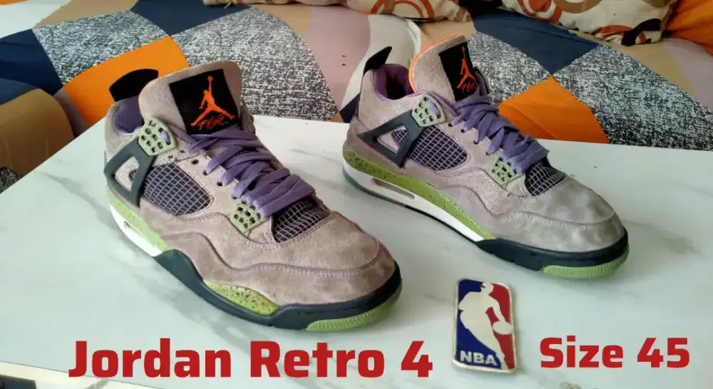 Sepatu Basket Nike Jordan Retro 4 size 45