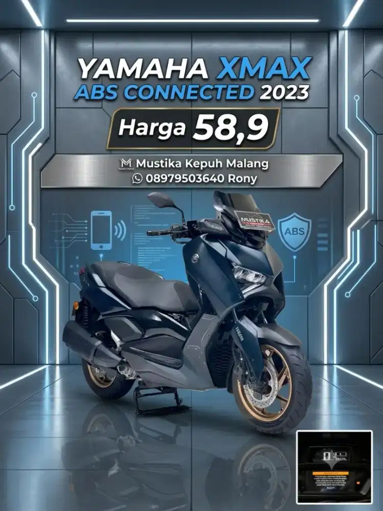 BIG SCOOTER MEWAH‼️YAMAHA XMAX 250 ABS CONNECTED TH 2023 MULUS NOMINUS