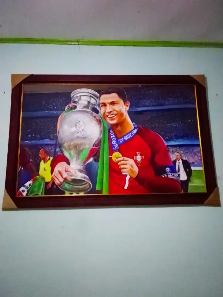 Lukisan Cristiano Ronaldo UEFA EURO 2016