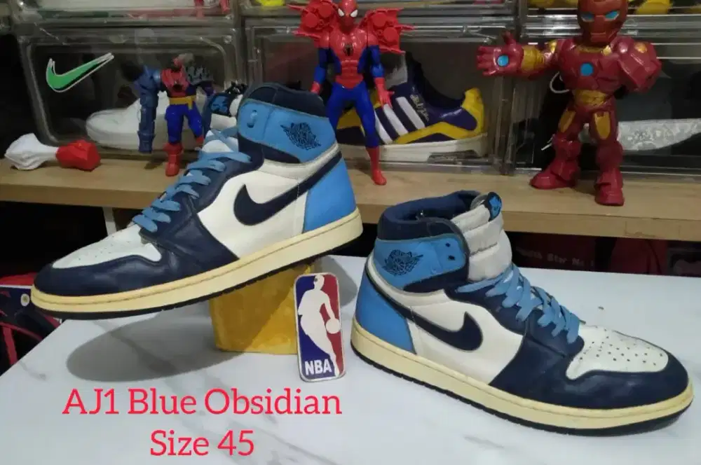 Nike Air Jordan AJ1 Blue Obsidian size 45