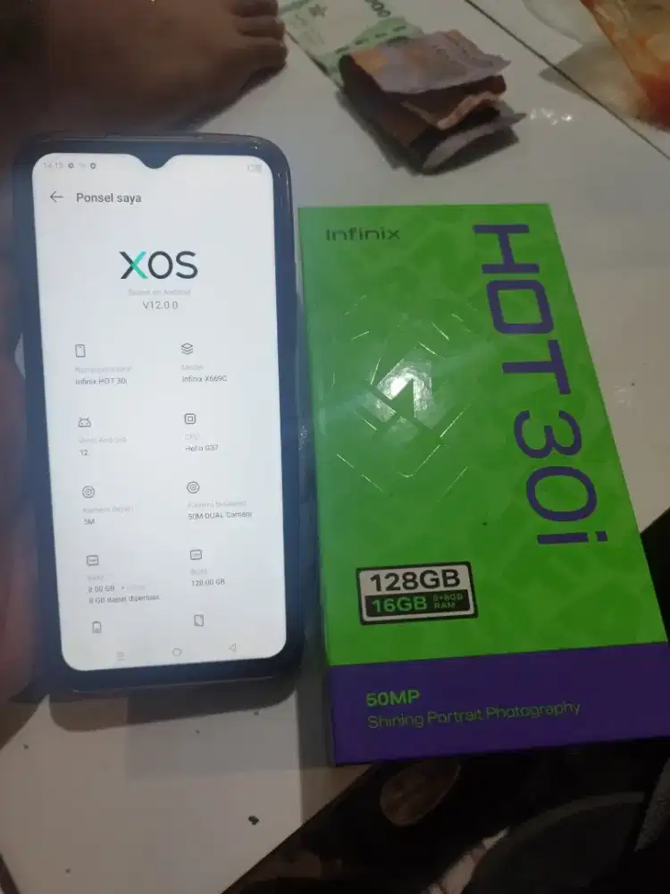 Infinix hot 30i 8/128 minus