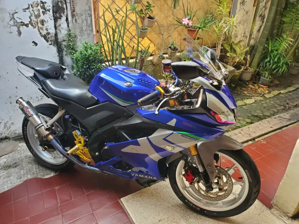 Yamaha R15 Biru 2021 Modif ringan.