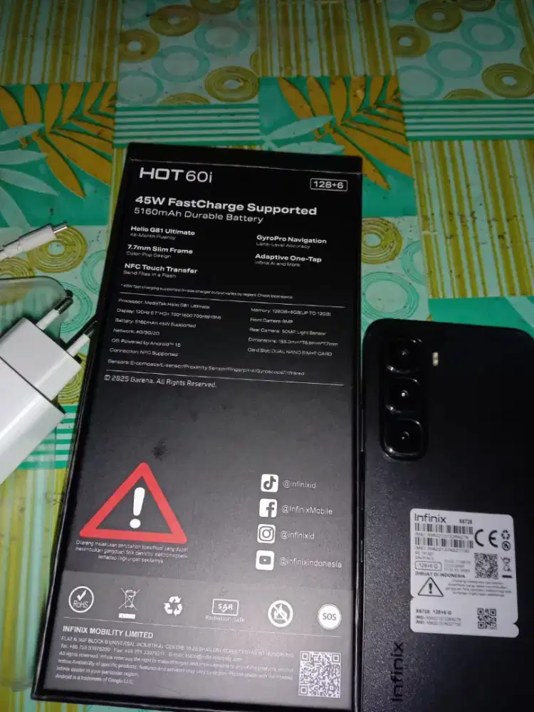 Infinix hot 60i 6/128