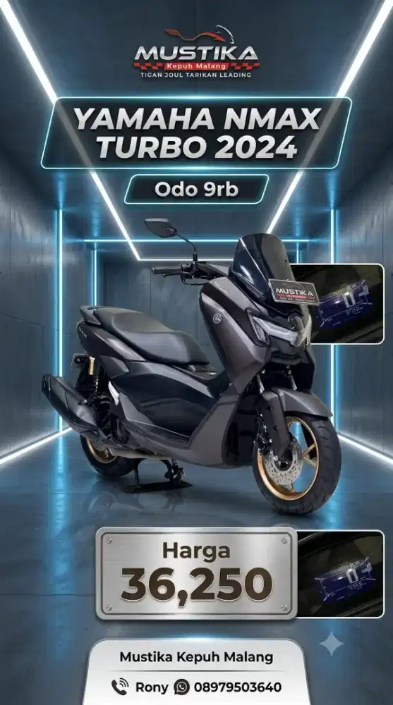 READY‼️ YAMAHA NMAX TURBO 155 TH 2024 MULUS ODO MASIH 9RB ASLI