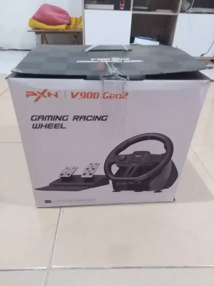 Stering wheel v900 gen 2 mulus fullset siap pakai